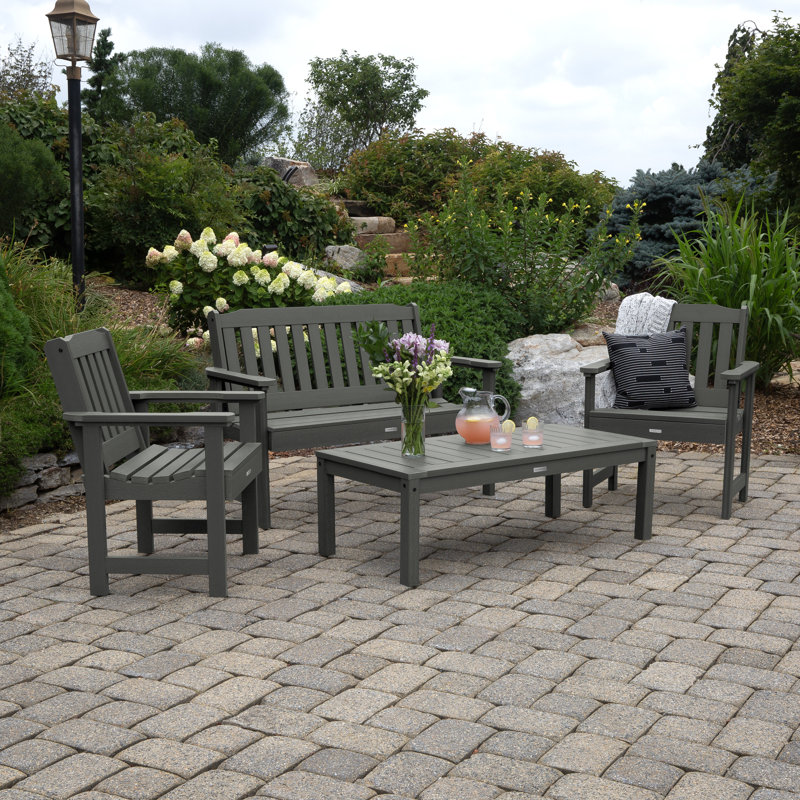 Anette 4 - Person Seating Group, Coastal Teak
