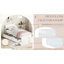 Lit simple avec tête de lit haute brillance blanc crème - Ensemble de chambre à coucher avec 2 tiroirs de rangement modernes et élégants-335308326