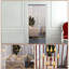 Faux Wood Door Curtain