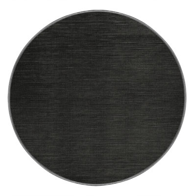 Machine Washable Solid Brown Area Rug