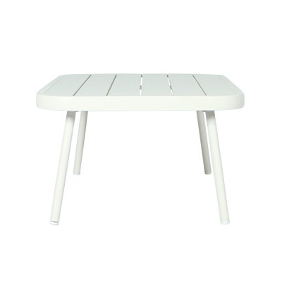 Mariano Steel Loveseat And Table