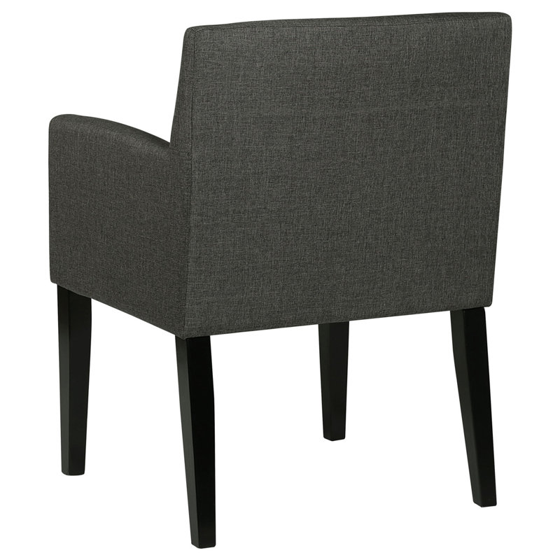 Chaise de salle à manger rembourrée Yorkshire Grey (ensemble de 2)