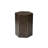 Geometric Metal End Table