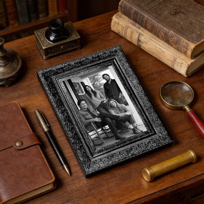 Black 3 PCS 5" x 7" Statement Picture Frame with Gallery Wall Styling