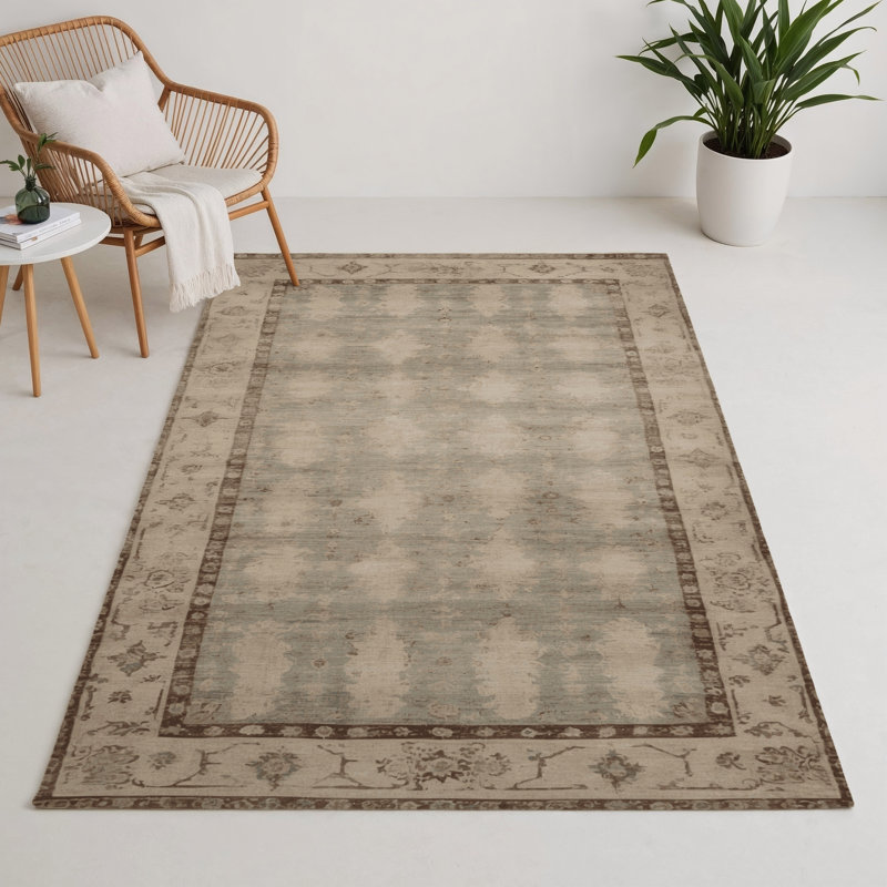 Tapis d'intérieur et d'extérieur surteint beige, Rectangulaire 3 pi x 5 pi