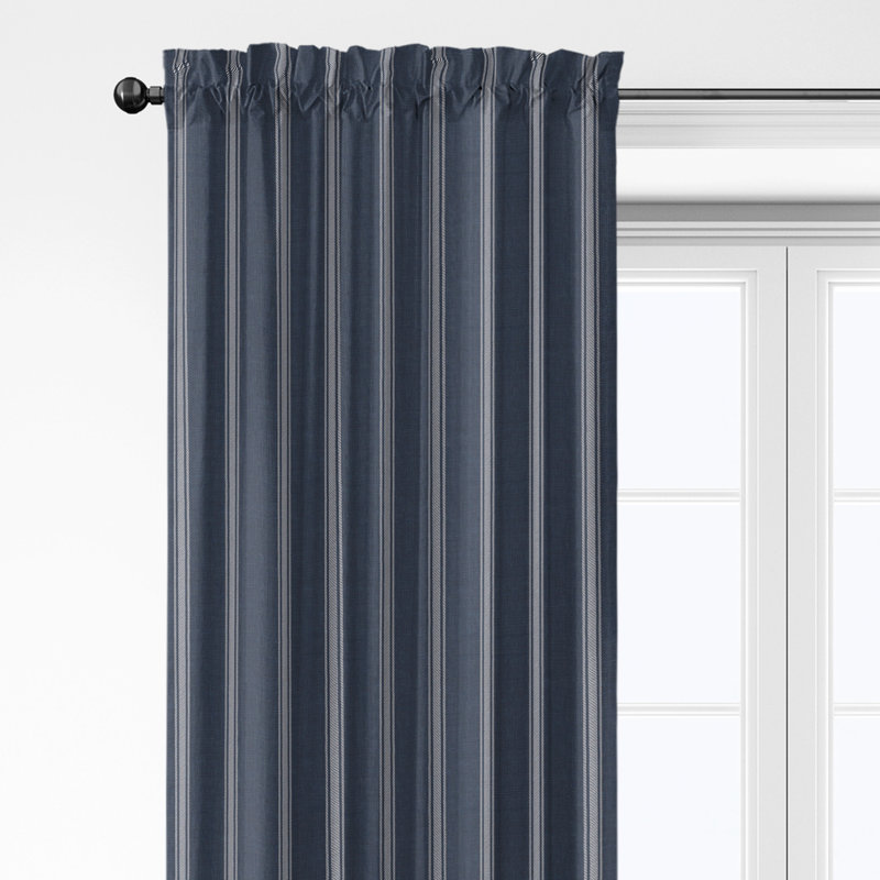 Ensemble de 2 panneaux de rideaux en coton Shay, L 50 po x L 108 po