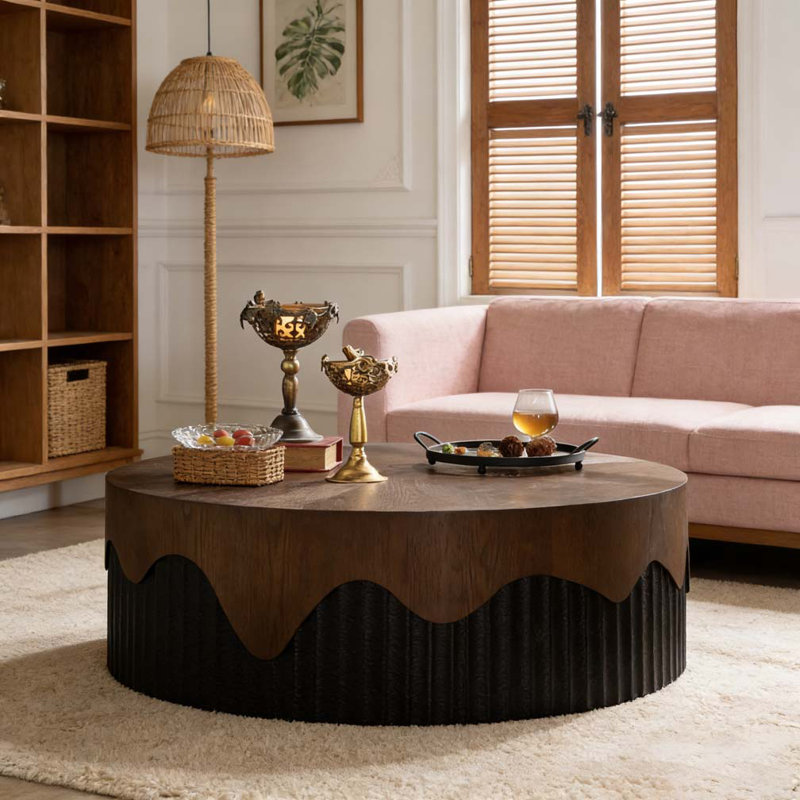 38.97" Round Coffee Table, 38.97"