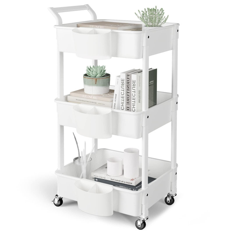 Runa Metal Bar Cart,  White