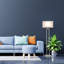 Lampe sur pied moderne pour salon Peavine