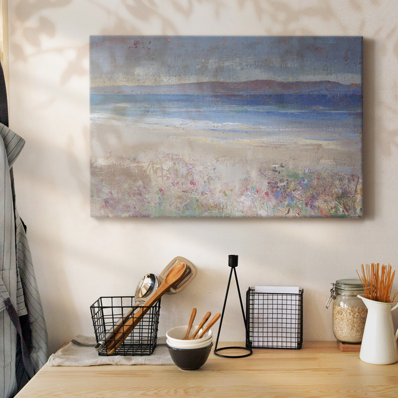 Beach Textures I-Gallery Wrapped Canvas, 8" H x 12" W
