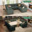 Anureet Latitude Run® U Shaped Modular Sofa Bed Convertible Sleeper Sectional-1610390089