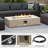 8-Piece Rattan Patio Conversation Set with Cushions and 56-Inch Outdoor Fire Pit Table-504312891