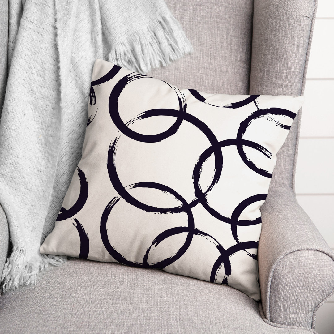 Geometric Indoor/Outdoor Reversible Throw Pillow Designs Direct Creative Group 