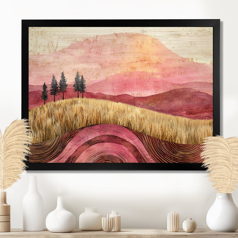 Granston - Landscapes Wall Art, H 12 po x l 20 po, Avec cadre, Noir, noir, noir, noir