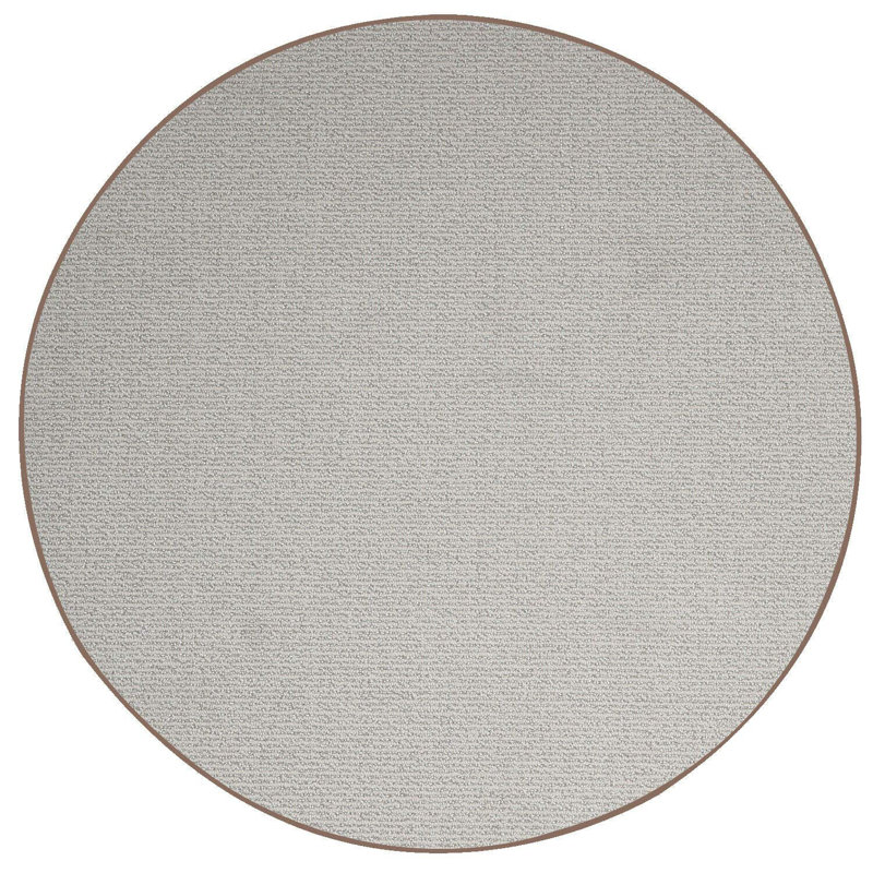Tapis ovale intérieur / extérieur Iconic - beige, Rond 10 pi