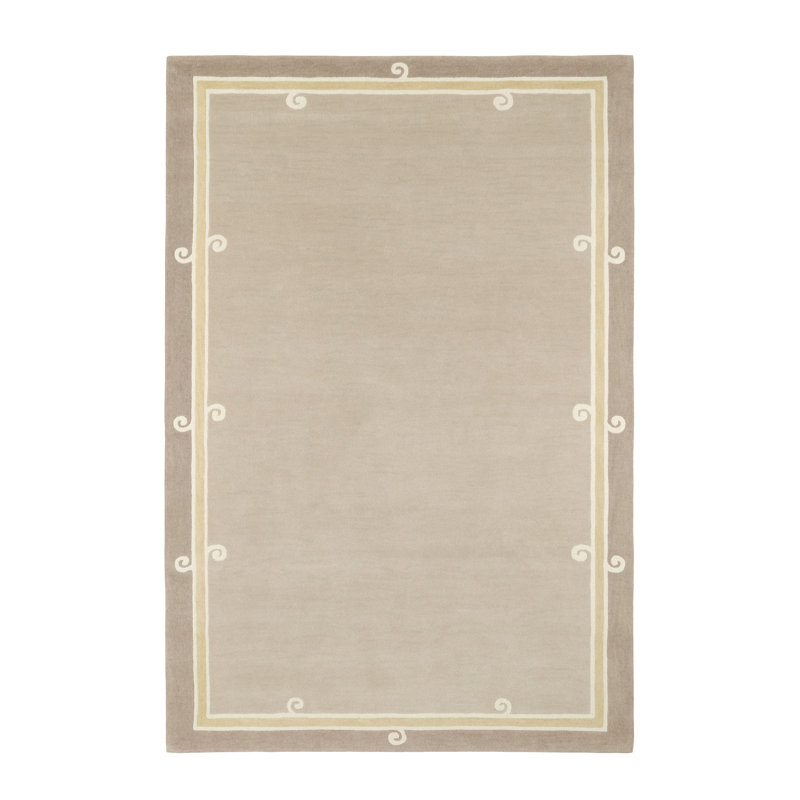 Syracuse Hand Tufted Wool Area Rug, Rectangle 5'5" x 7'8"
