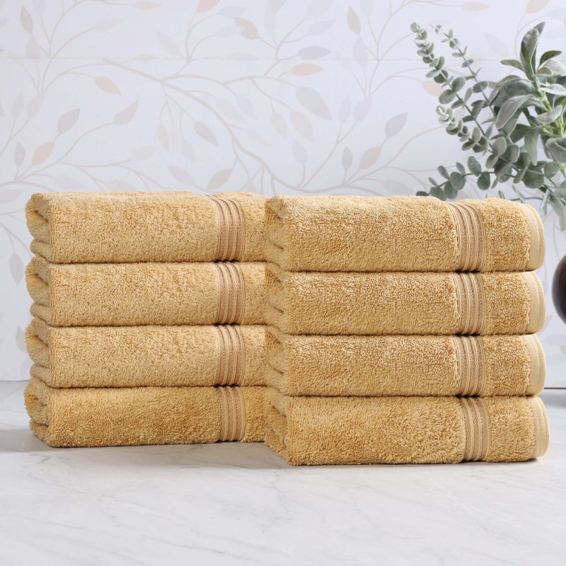 Oleg Heritage Egyptian Cotton Soft Absorbent Luxury Hand Towel, Doré