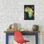 Africa Map by Jazzberry Blue - No Frame Print on Canvas-42156019