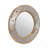 MANGO WOOD / FITTED ROUND MIRROR
