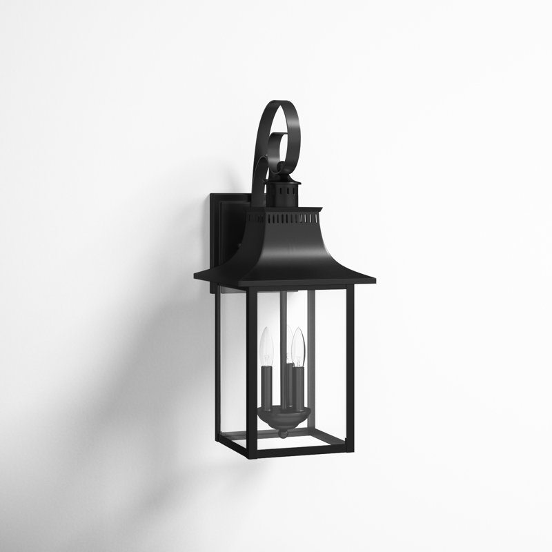 Amarone Steel Wall Light, Black