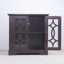 Buffet l 33,47 po x P 15,56 po x H 33,79 po avec porte vitrée, tablette réglable à 3 positions, rouge foncé