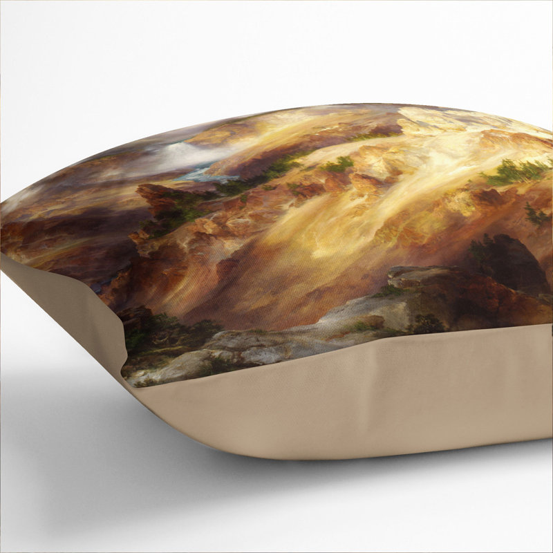 Square Cushion, 40cm H x 40cm W x 15cm D, Stone
