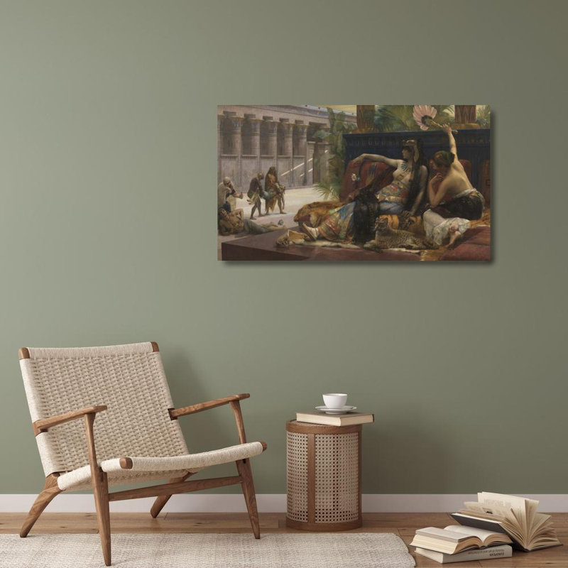 «Cleopatra Testing Poisons on Condemned Prisoners» par Alexander Cabanel, reproduction d'art sur toile tendue avec châssis