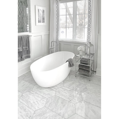 Alamo 58'' L Freestanding Soaking Bathtub