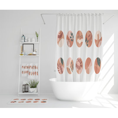 Naxhi Polyester Shower Curtain Set