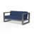 Georgie 89.96'' Wide Powder Coated Aluminum Patio Sofa with Sunbrella® Cushions-98128046-128704883