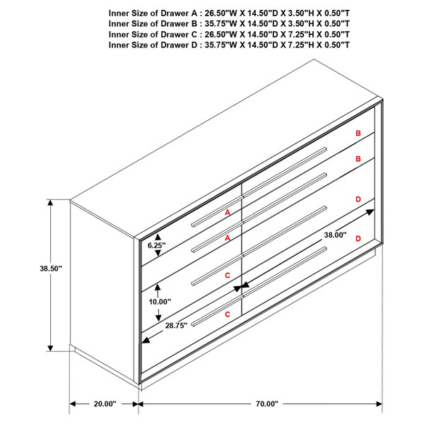 Dimensions du produit