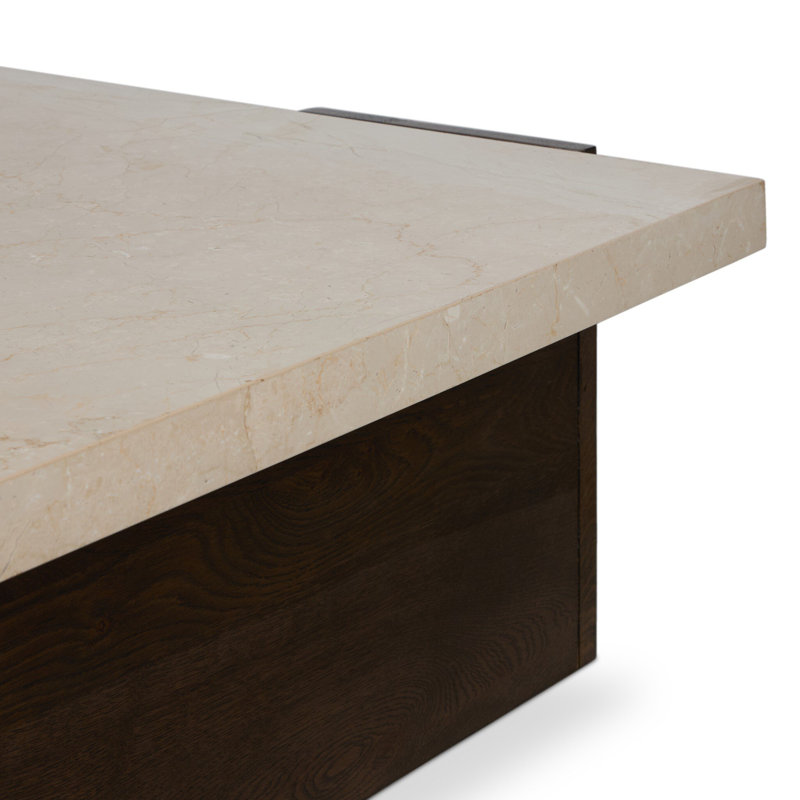 Letta Coffee Table-Cream Marble