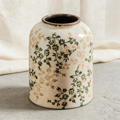 Vase de table en céramique / porcelaine 5,9 "fait à la main