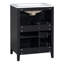 Meuble-lavabo 24 po avec un tiroir rabattable et 3 tiroirs standards (noir)-734832237