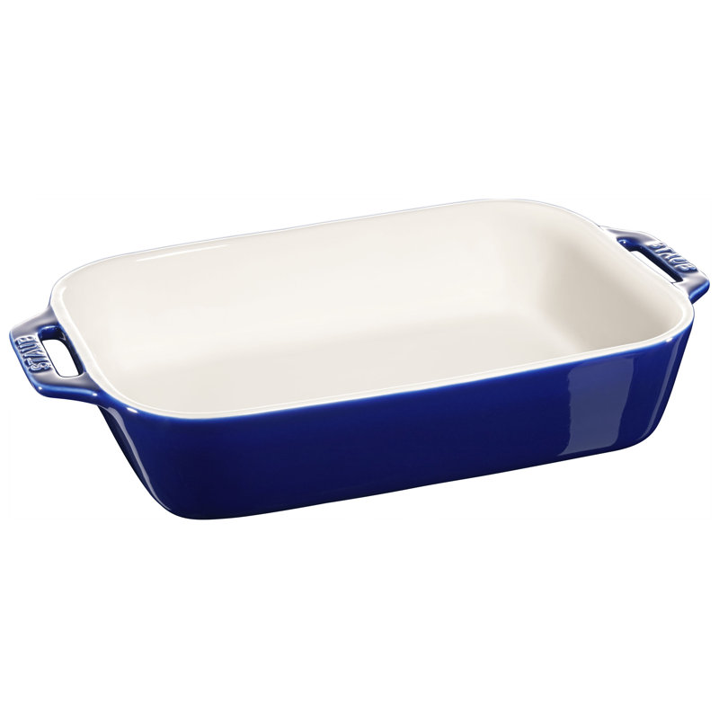 Ceramique Ceramic Rectangular Oven Dish, Blue