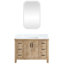 Ensemble de meuble-lavabo simple avec miroir Javier-1168159672