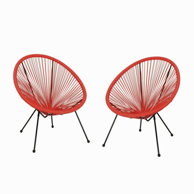Chaise Anson (ensemble de 2) - Orange