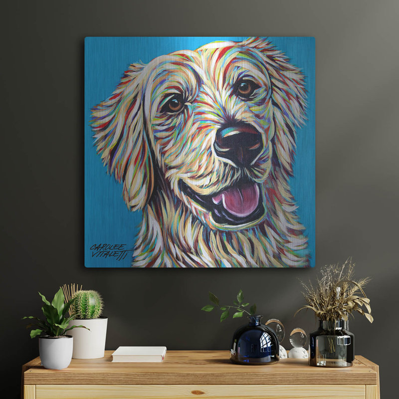«Furry Dog Friend 1» par Carolee Vitaletti, H 24 po x l 24 po