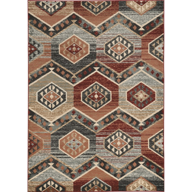 Theresa Geometric Indoor Rug, Rectangle 5'3" x 7'7"