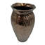 Vase métallique fait à la main Santara - Centre de table contemporain en aluminium