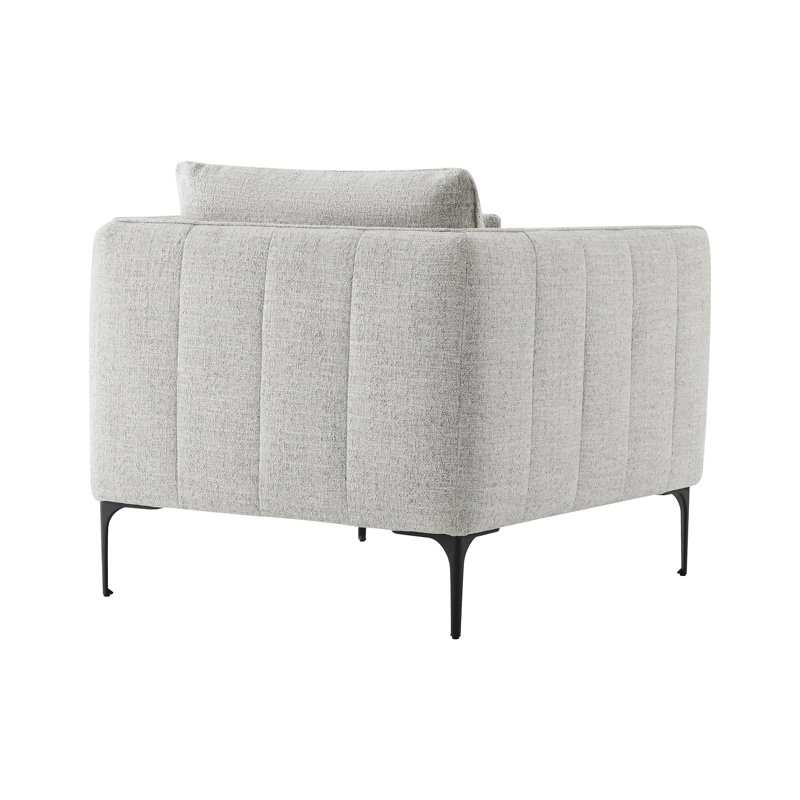 Fauteuil Rae (ensemble de 2), Gris chiné