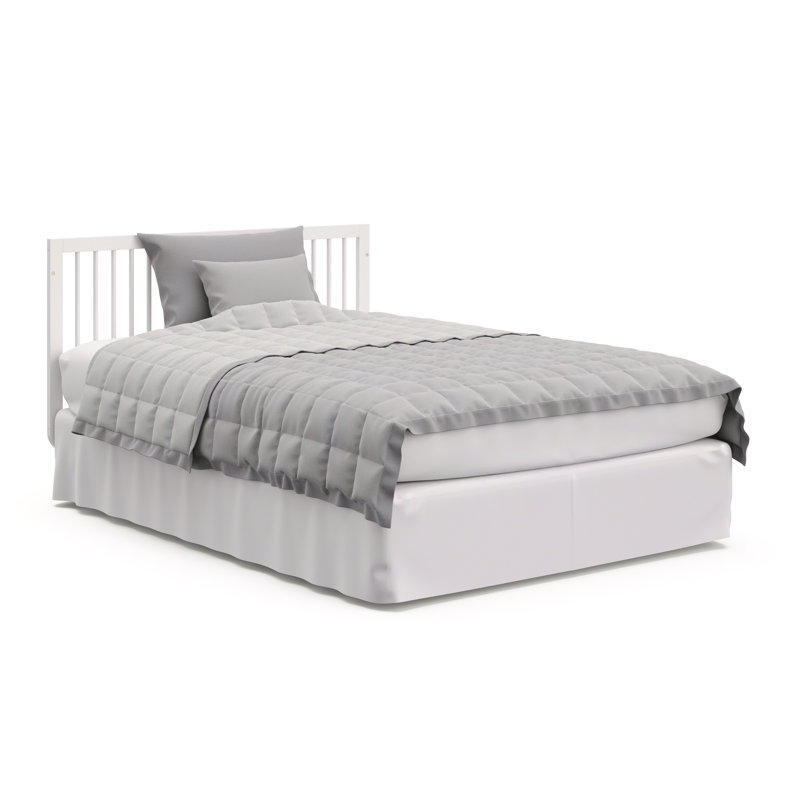 Santorini 5-In-1 Convertible Crib, Santorini 6 Drawer Dresser, And Santa Monica Power Recliner, White