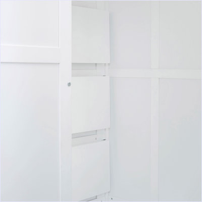 Full Size Bunk Bed With Wardrobe,Desk And Shelves by yuanhuan