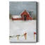«Christmas On The Farm II», reproduction sur toile tendue-1904715695