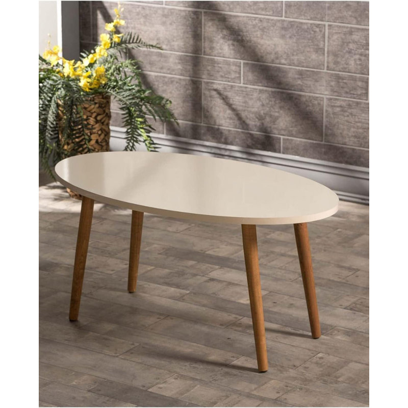 Jadyn Living Room Table Set, Cream White