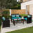 Wicker Outdoor Seating Group with Cushions-1941527156