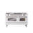ILVE Nostalgie II Series 60 inch Dual Fuel Range with 5 Sealed Burners, Griddle, Frenchtop (Glass Door)-98196777-98196825