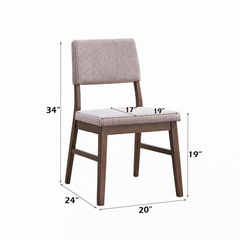 Ensemble de 2 chaises d'appoint Seda Dusty, Mauve