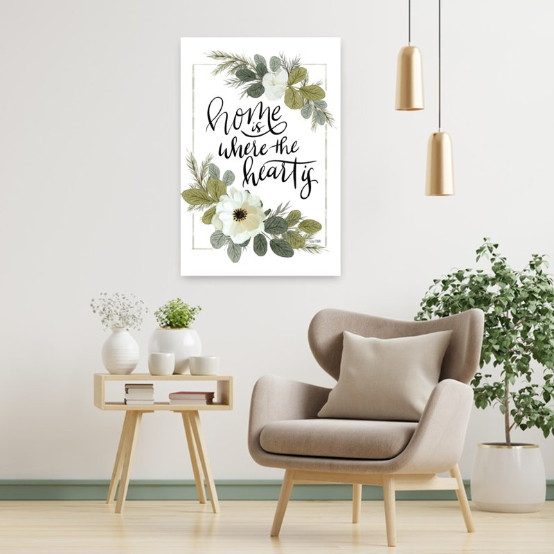Home Is Where The Heart Is Rustic, H 36 po x l 24 po