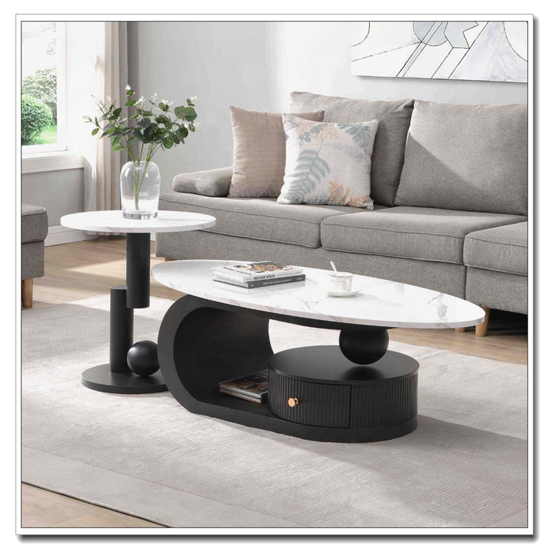 Ensemble de tables basses Nesting, Noir